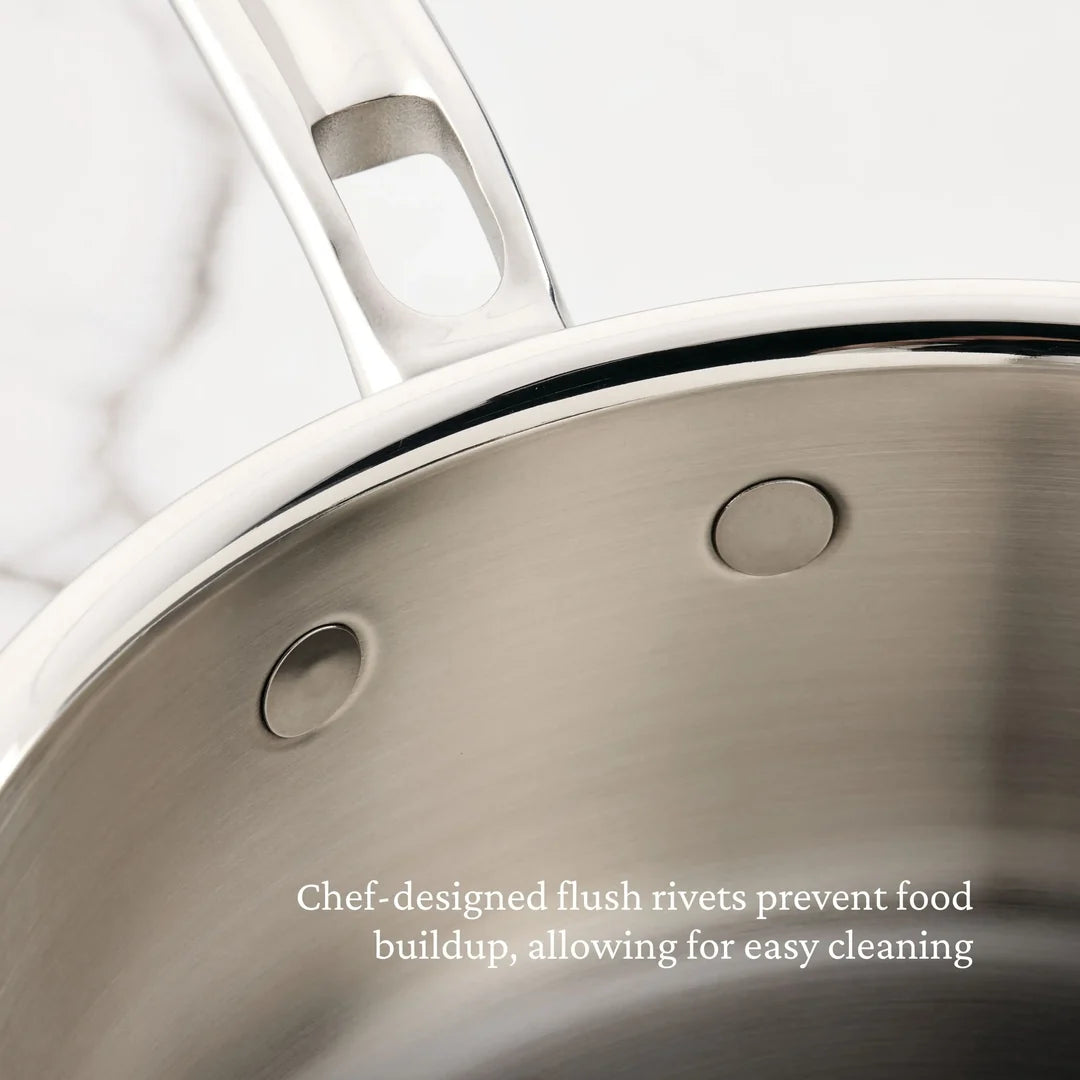 Hestan ProBond Luxe Stainless Steel Butter Warmer | 0.75 Quart