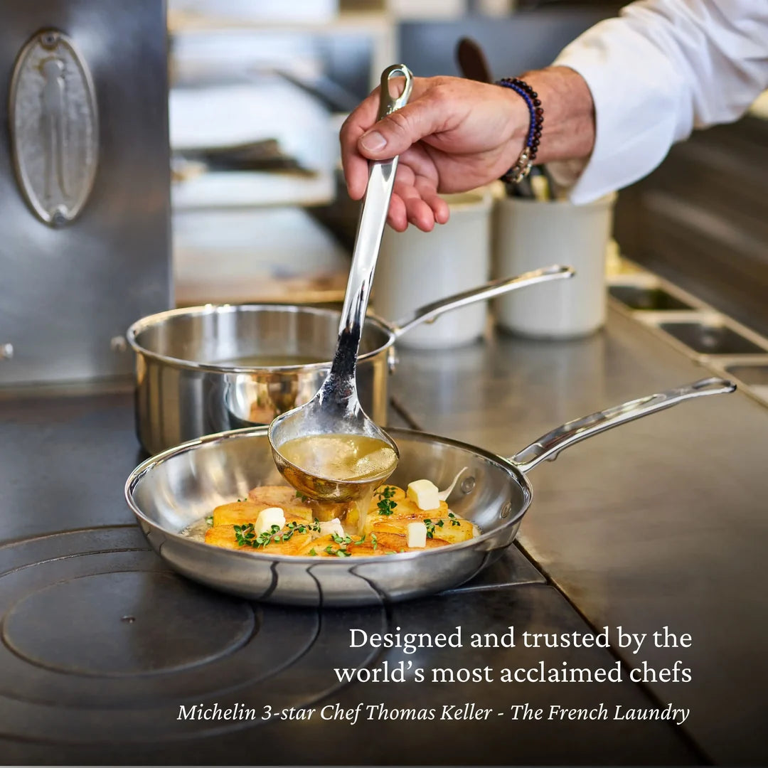 Hestan ProBond Luxe Polished Clad Stainless Steel Skillet