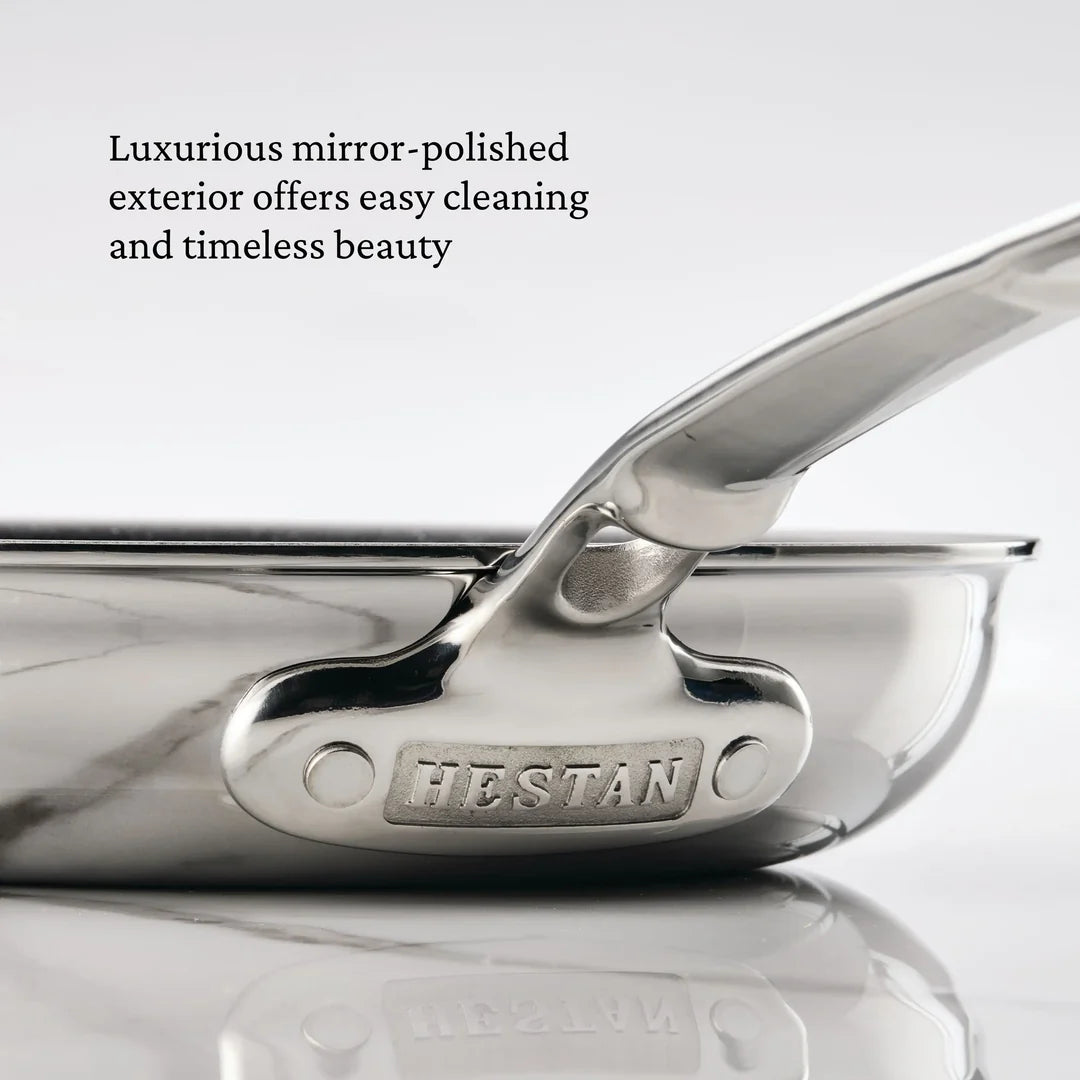 Hestan ProBond Luxe Polished Clad Stainless Steel Skillet