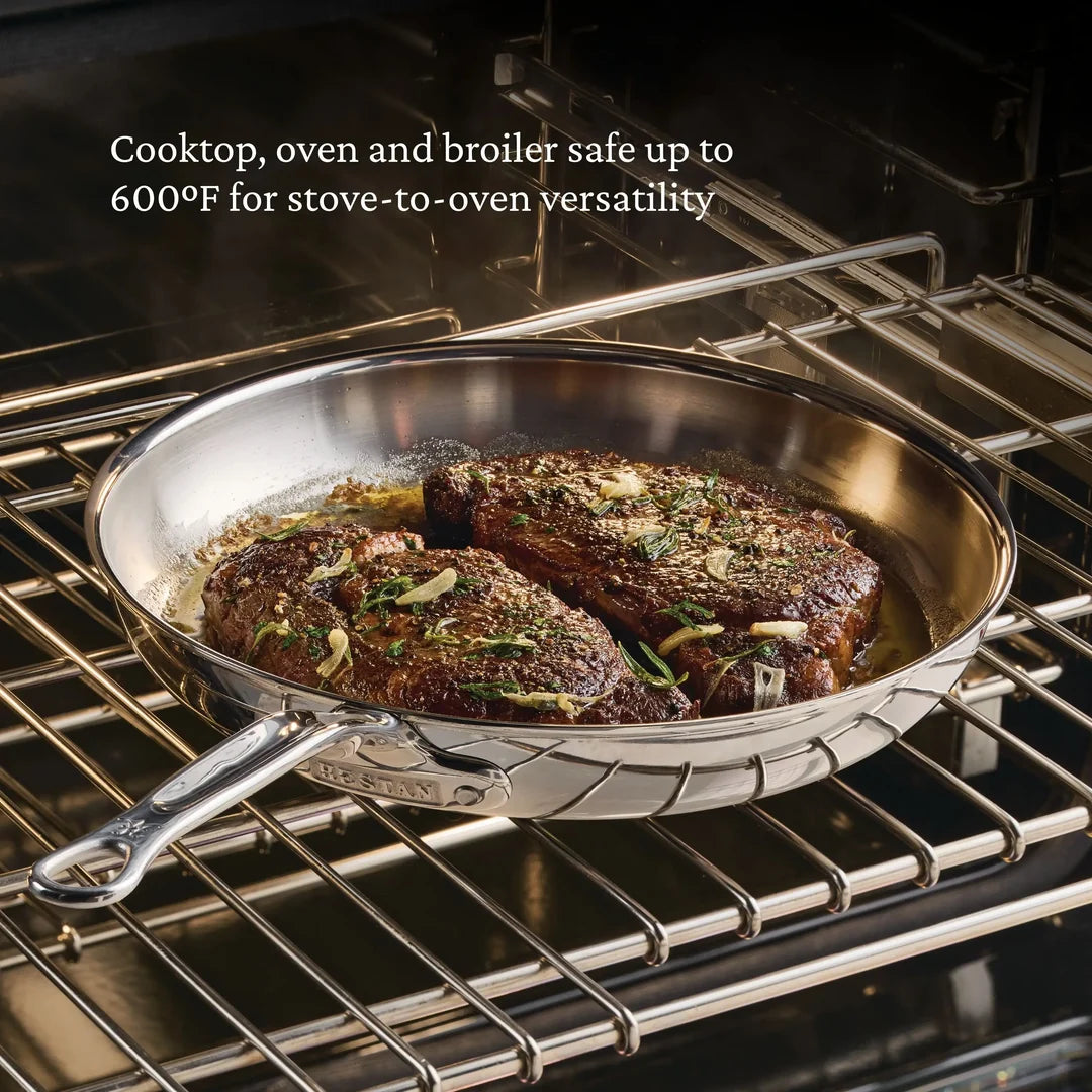 Hestan ProBond Luxe Polished Clad Stainless Steel Skillet