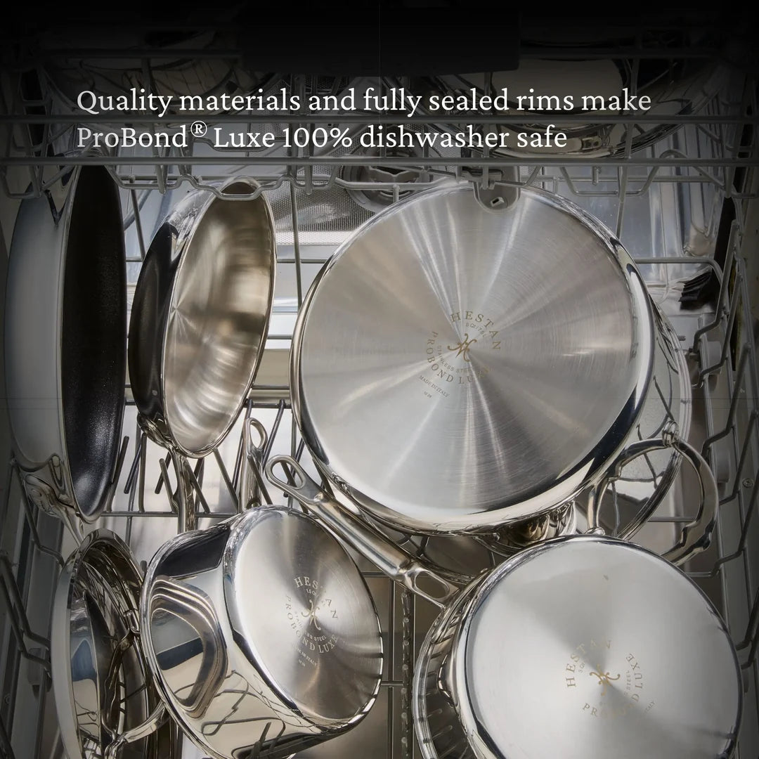 Hestan ProBond® Luxe™  Polished Clad Stainless Steel Skillets with TITUM® Nonstick 8.5"