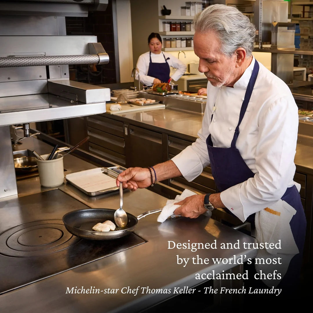 Hestan ProBond® Luxe™  Polished Clad Stainless Steel Skillets with TITUM® Nonstick 8.5"