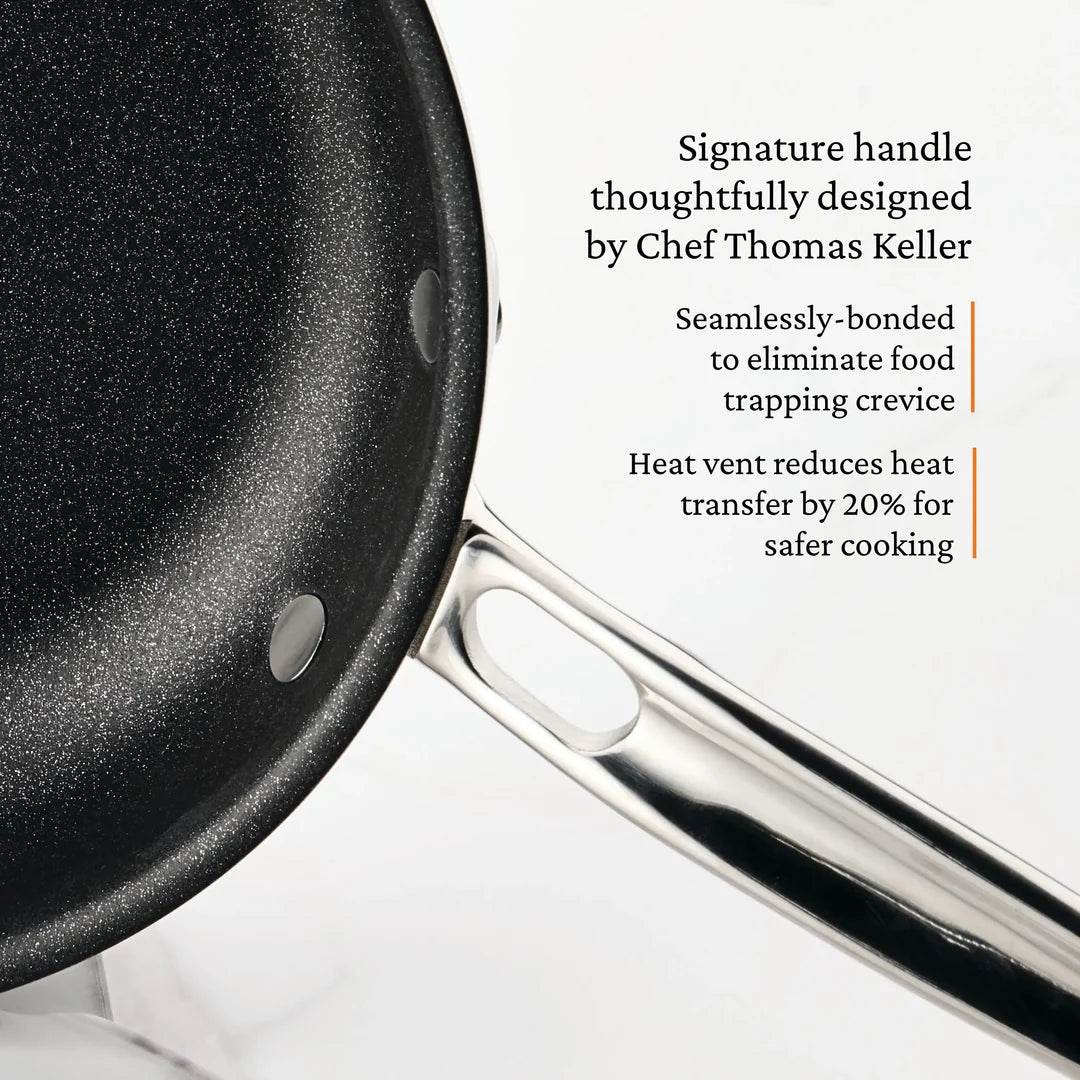 Hestan ProBond® Luxe™  Polished Clad Stainless Steel Skillets with TITUM® Nonstick 8.5"