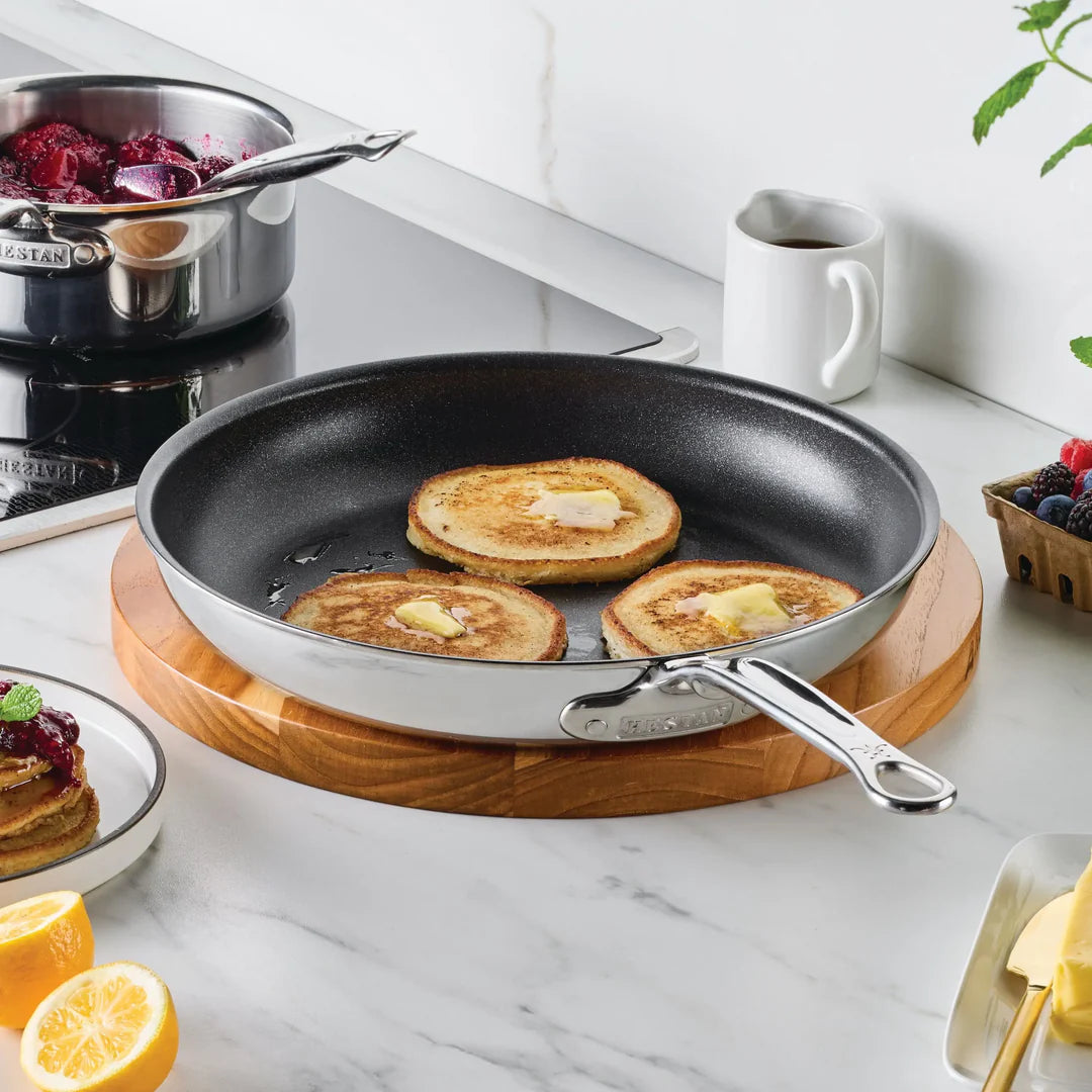 Hestan ProBond® Luxe™  Polished Clad Stainless Steel Skillets with TITUM® Nonstick 8.5"