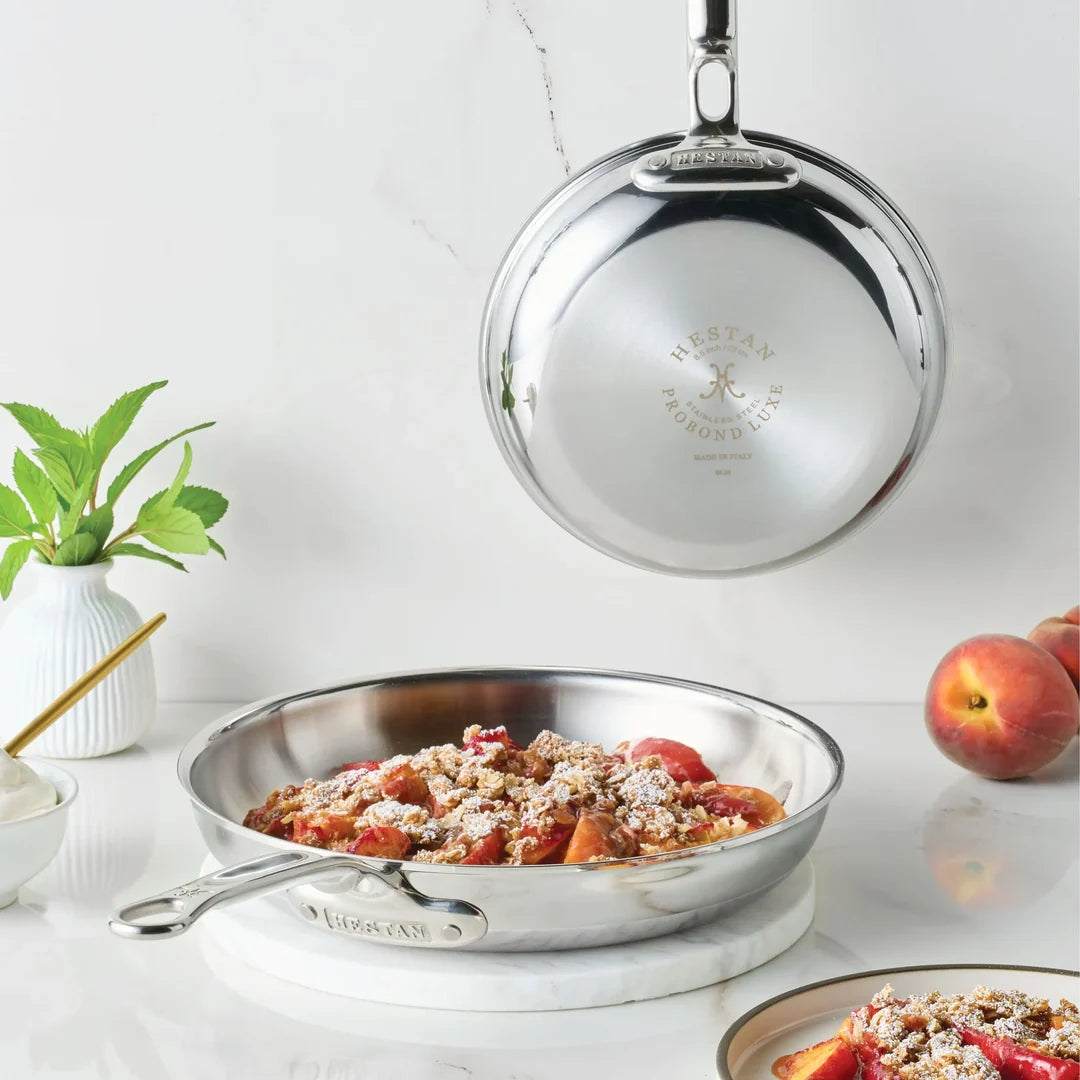 Hestan ProBond Luxe Polished Clad Stainless Steel Skillet