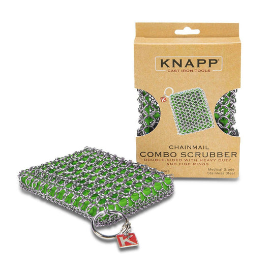 Knapp Made Zesty Lime Chainmail Combo Scrubber with Silicone Core - Marcel’s Culinary Experience