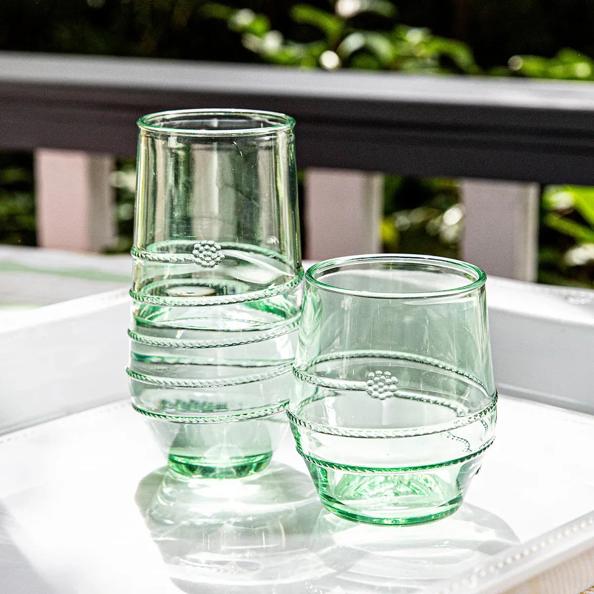Juliska Amalia Acrylic Large Tumbler - Seagrass