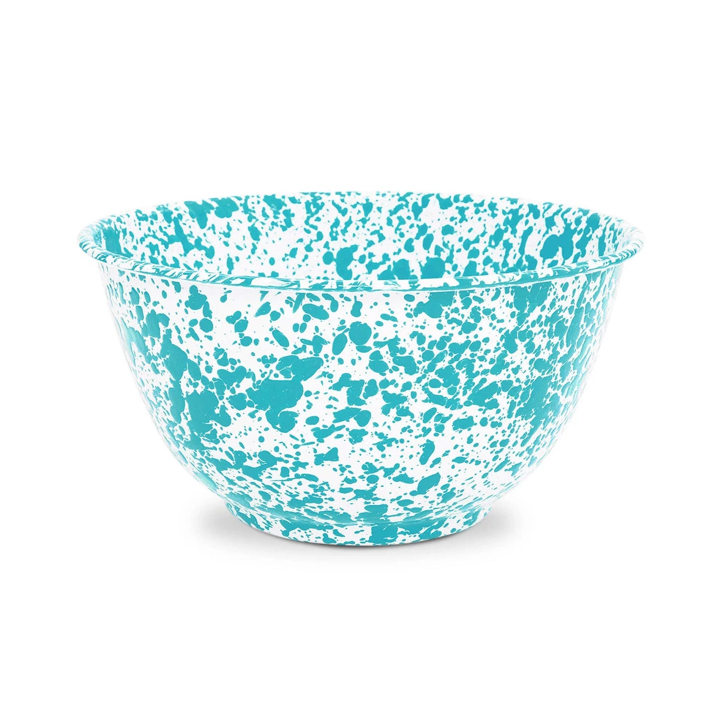 Crow Canyon Splatter Enamelware Large Salad Bowl
