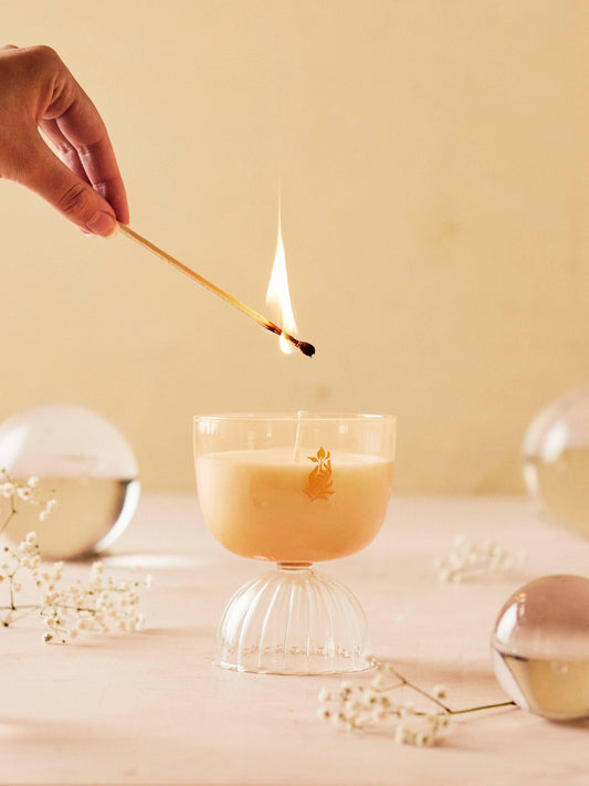 Rewined Coupe Rose' Candle 7 oz - Marcel’s Culinary Experience