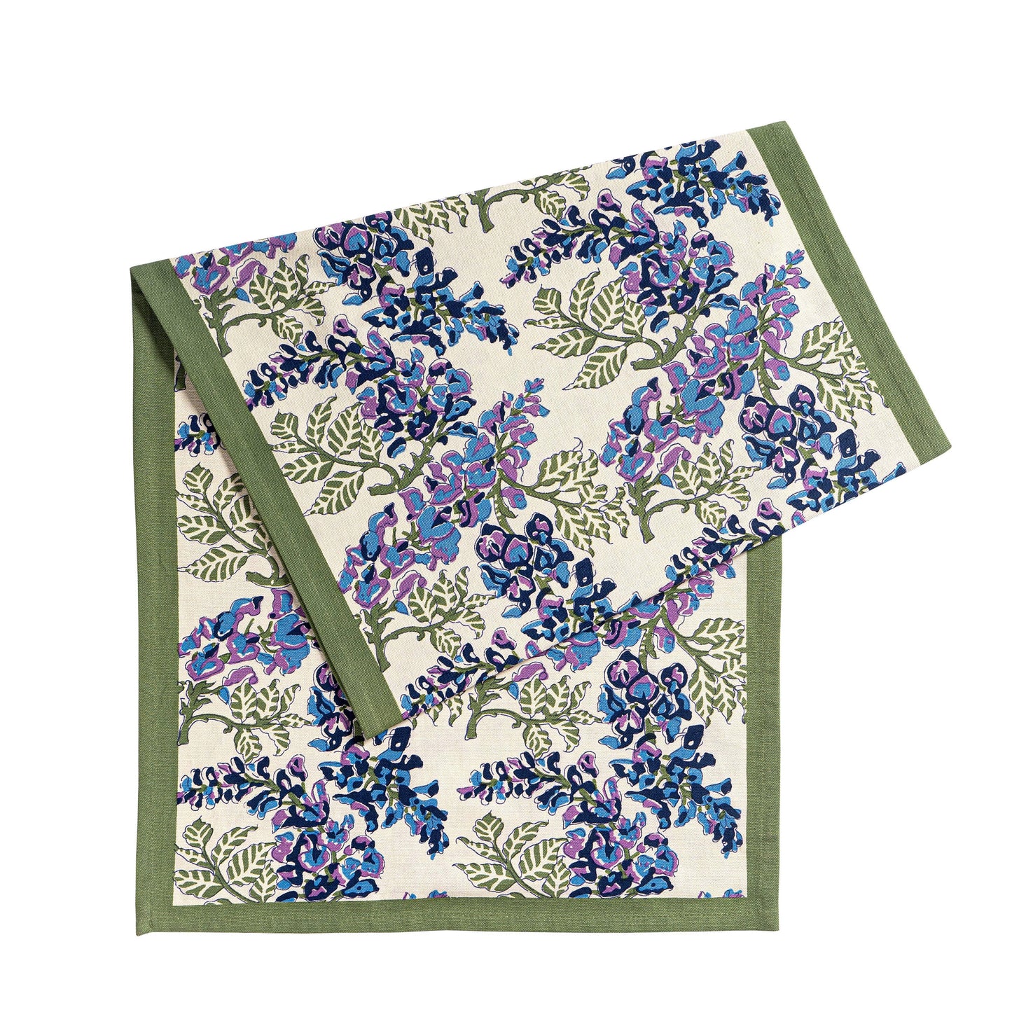 Wisteria Blue & Green | Table Runners - Marcel’s Culinary Experience