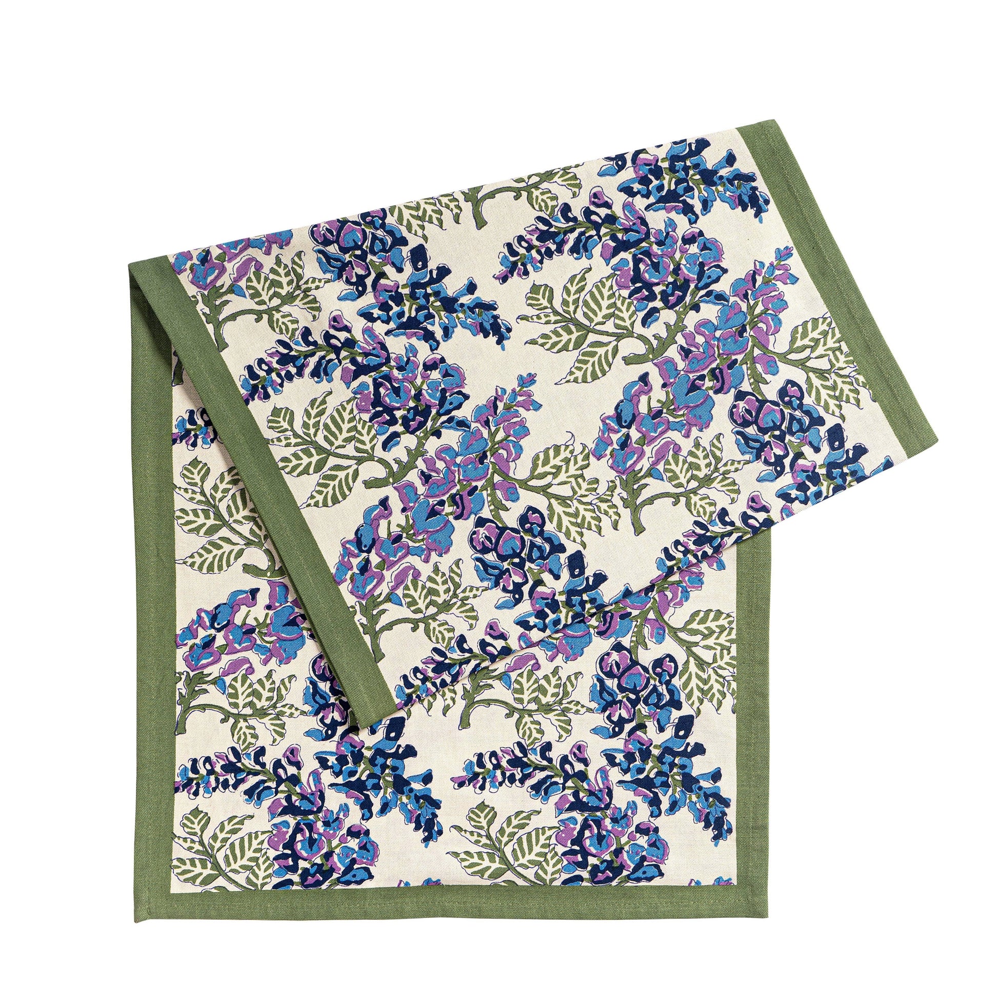Wisteria Blue & Green | Table Runners - Marcel’s Culinary Experience