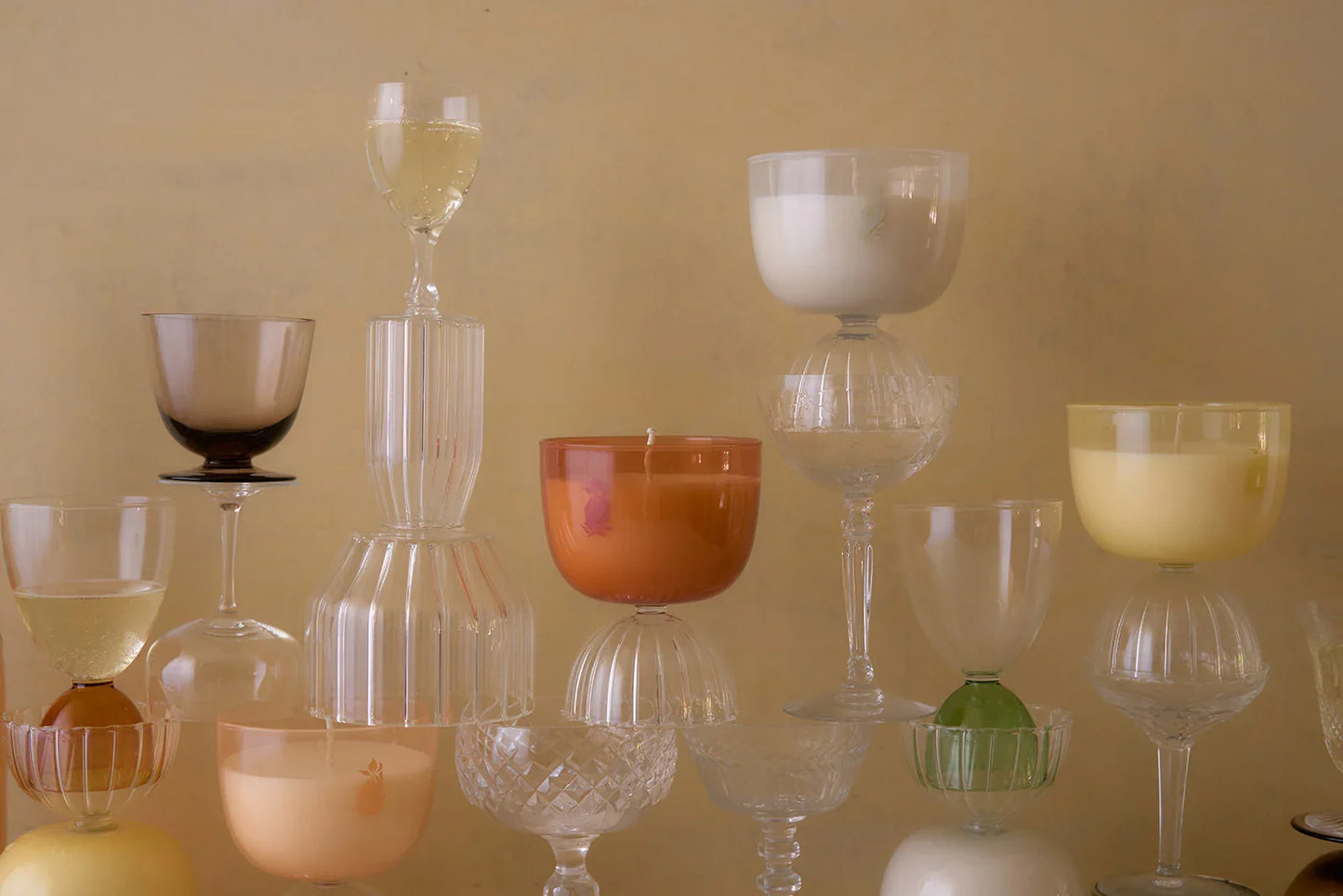 Rewined Coupe Champagne Candle - Marcel’s Culinary Experience