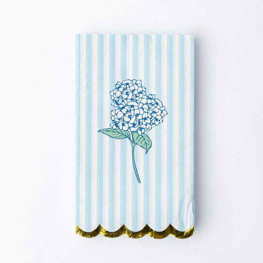Hydrangea Stem Paper Guest Towel
