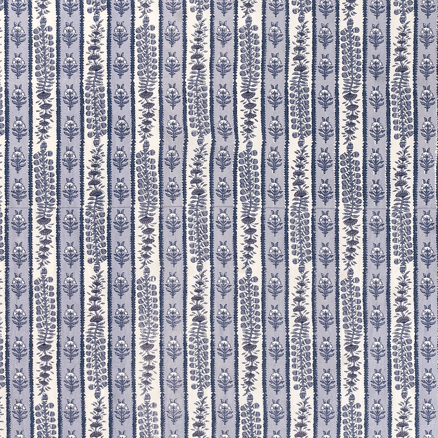 Couleur Nature Avignon Blue & Marine Tablecloth - Hand-Printed Provence Table Linen