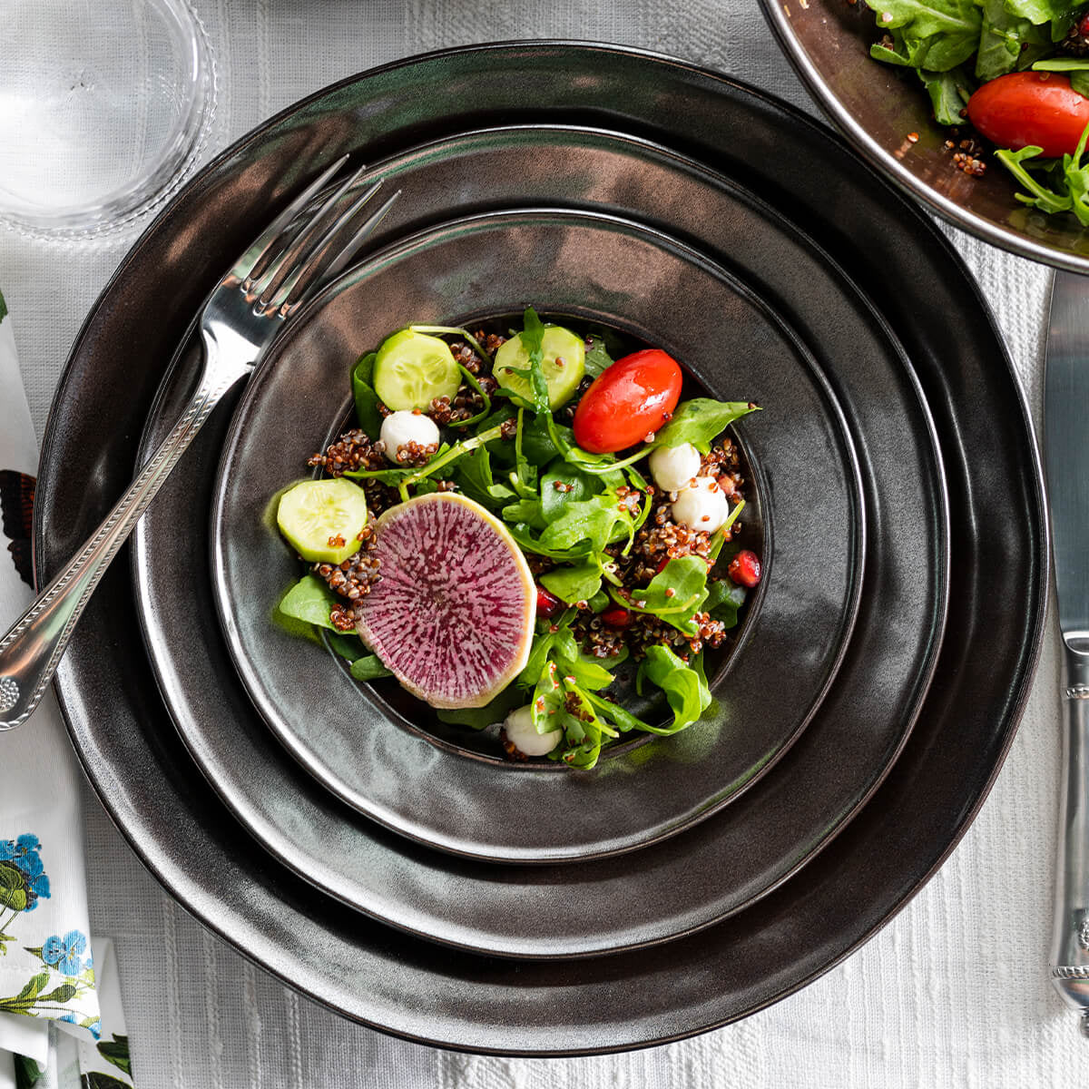 Juliska Pewter Stoneware Dinner Plate