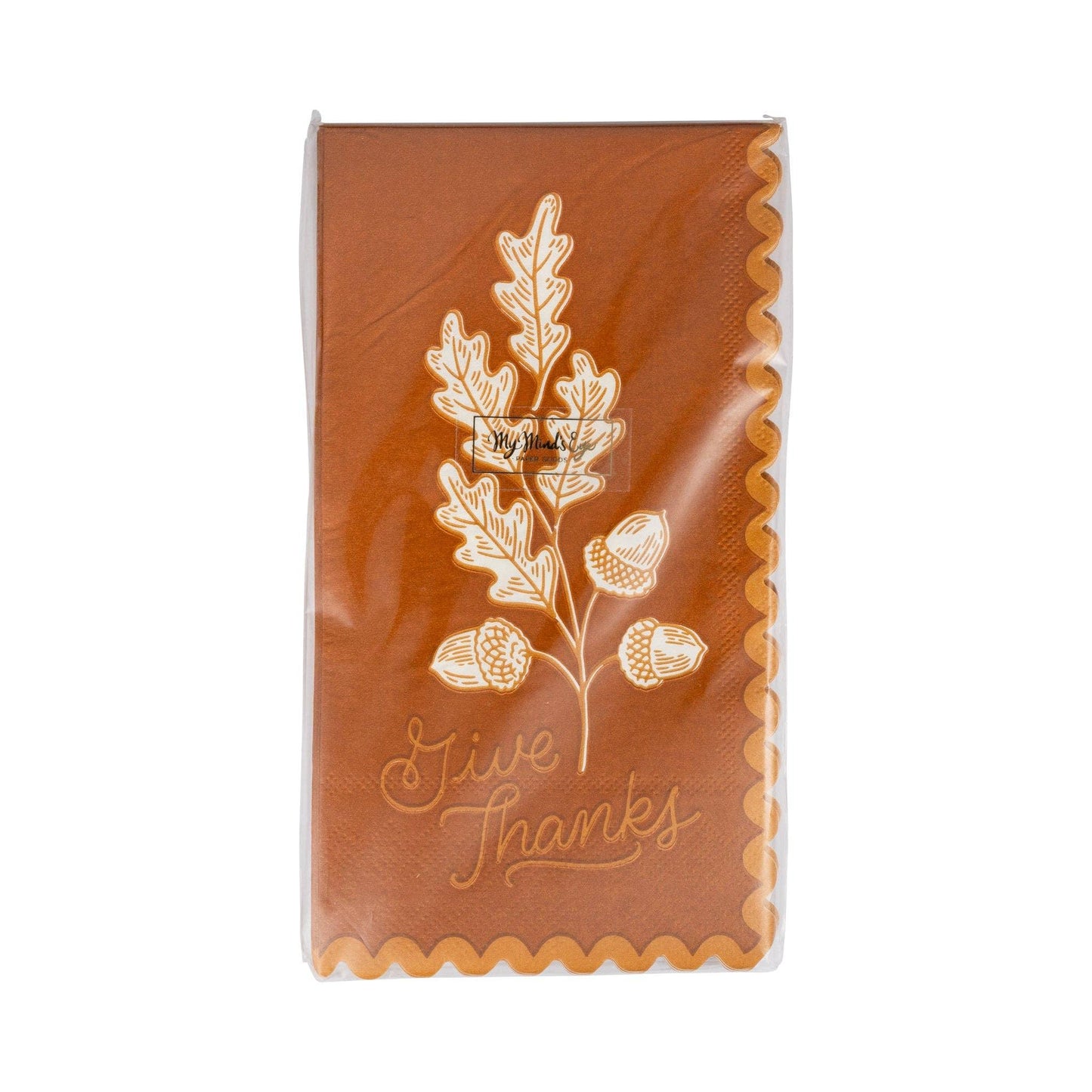 Acorns Give Thanks Dinner Napkin - Marcel’s Culinary Experience