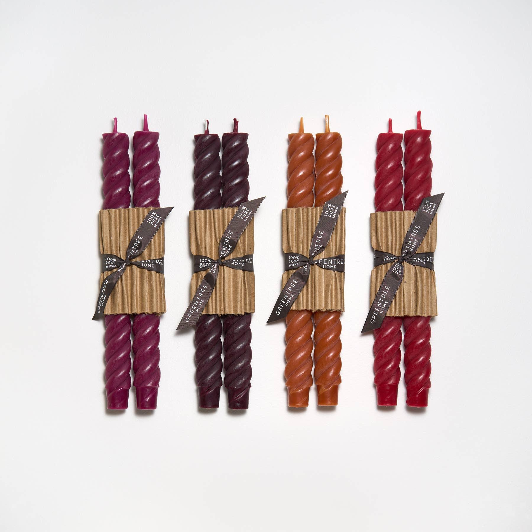 10" Rope Taper Candles - Marcel’s Culinary Experience