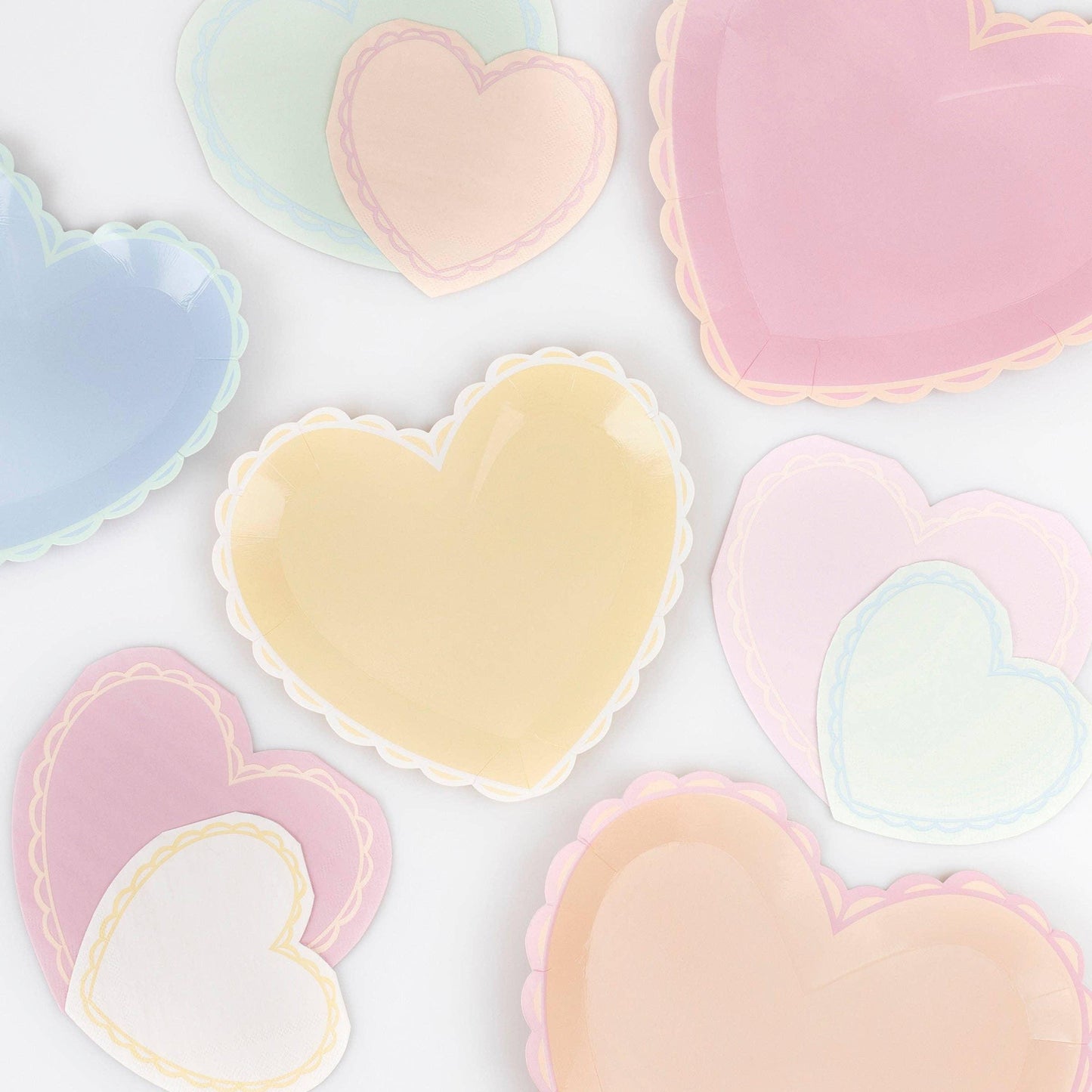 Meri Meri Pastel Heart Small Napkins