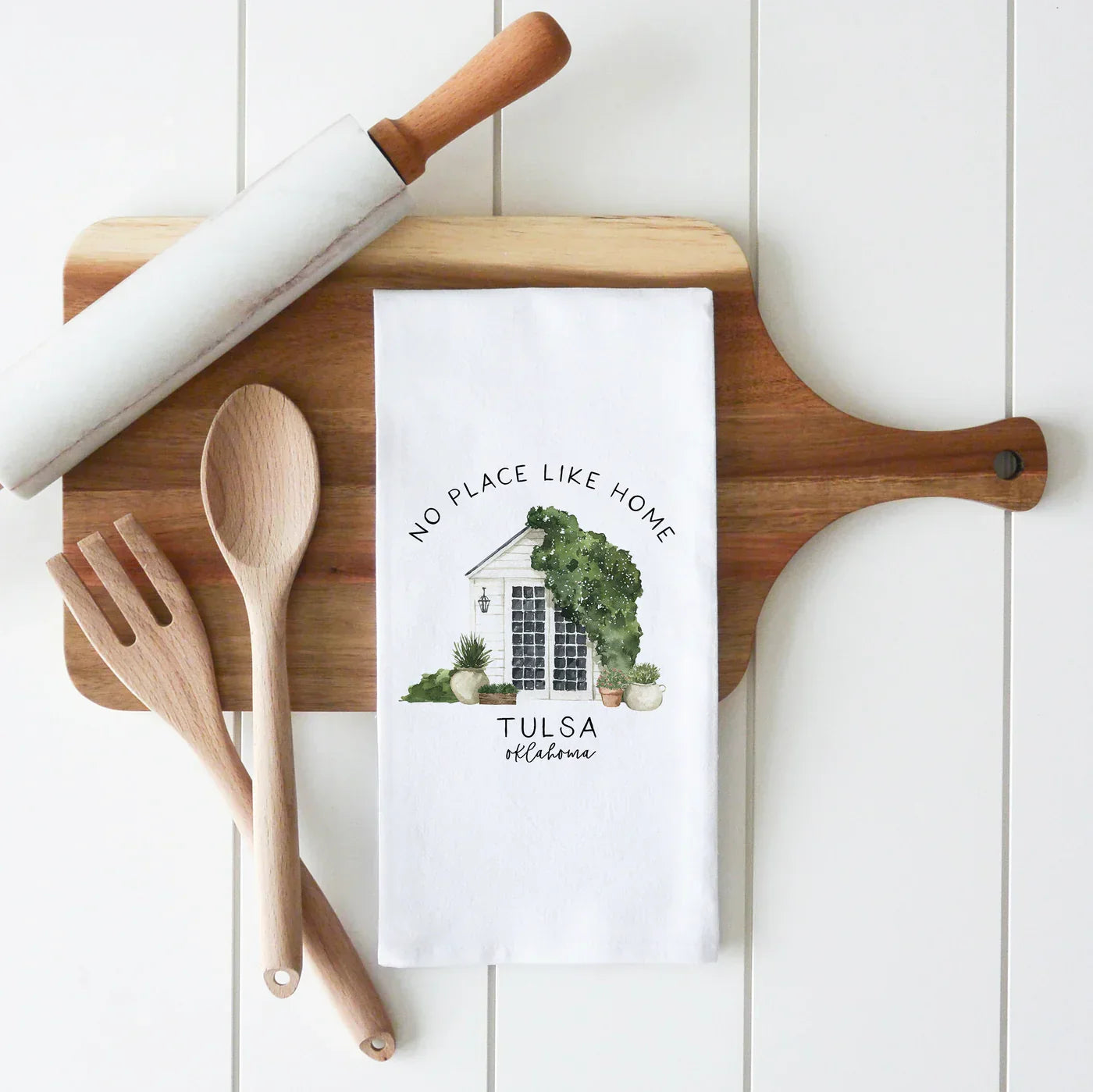 Porter Lane Home Spring Home Location Tea Towel - Marcel’s Culinary Experience