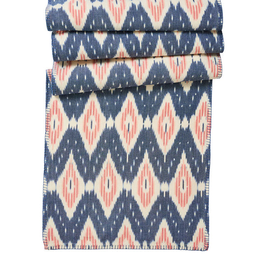 Juliska Ikat Cotton Table Runner - 18" x 90"