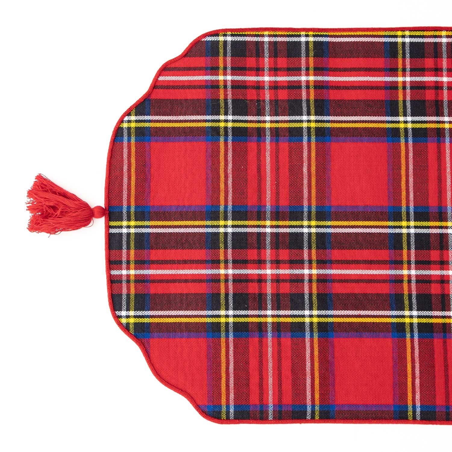 Nutcracker Toile Reversible Tassel Table Runner - Marcel’s Culinary Experience