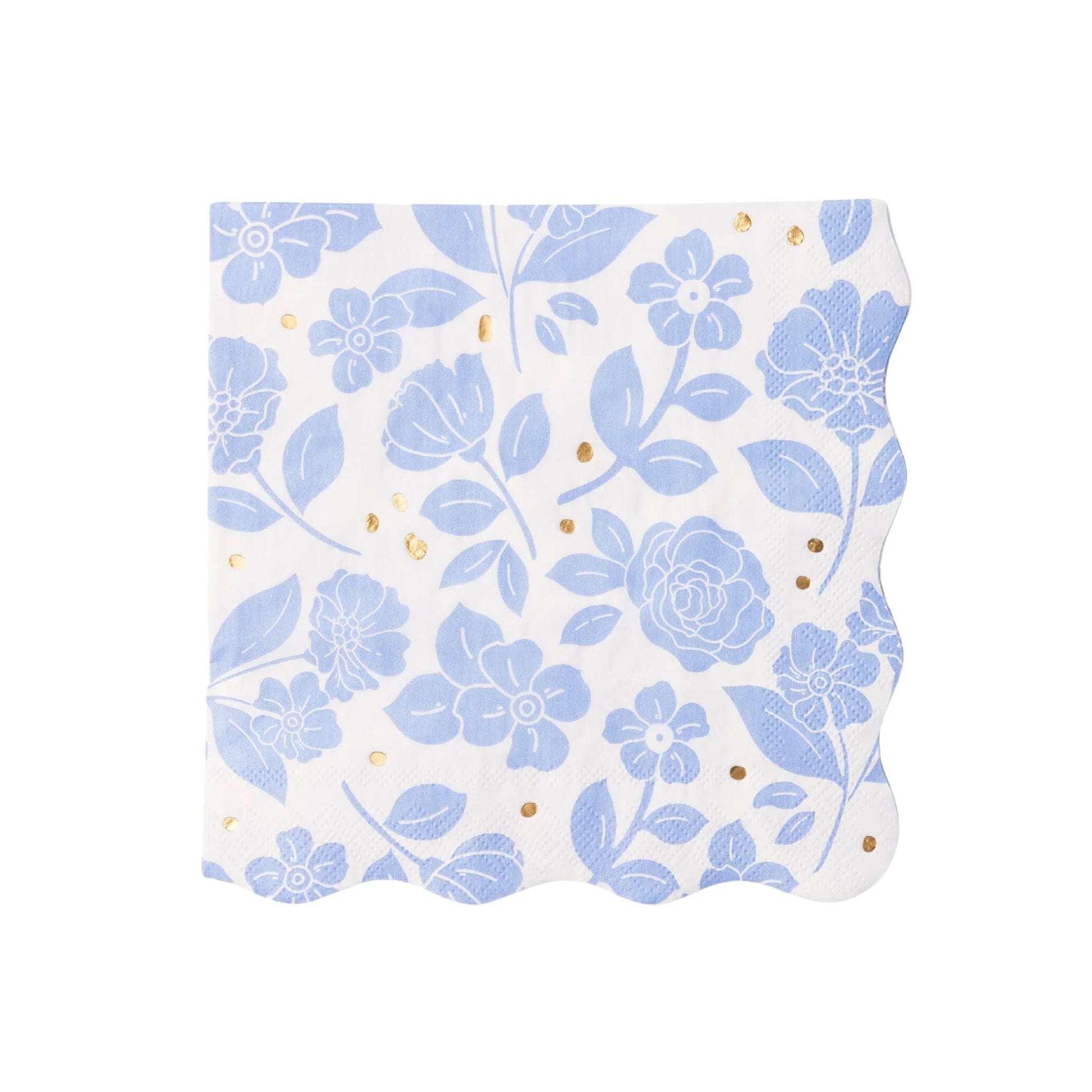 BLUE BELLE ELEGANT FLORAL DINNER NAPKINS - Marcel’s Culinary Experience