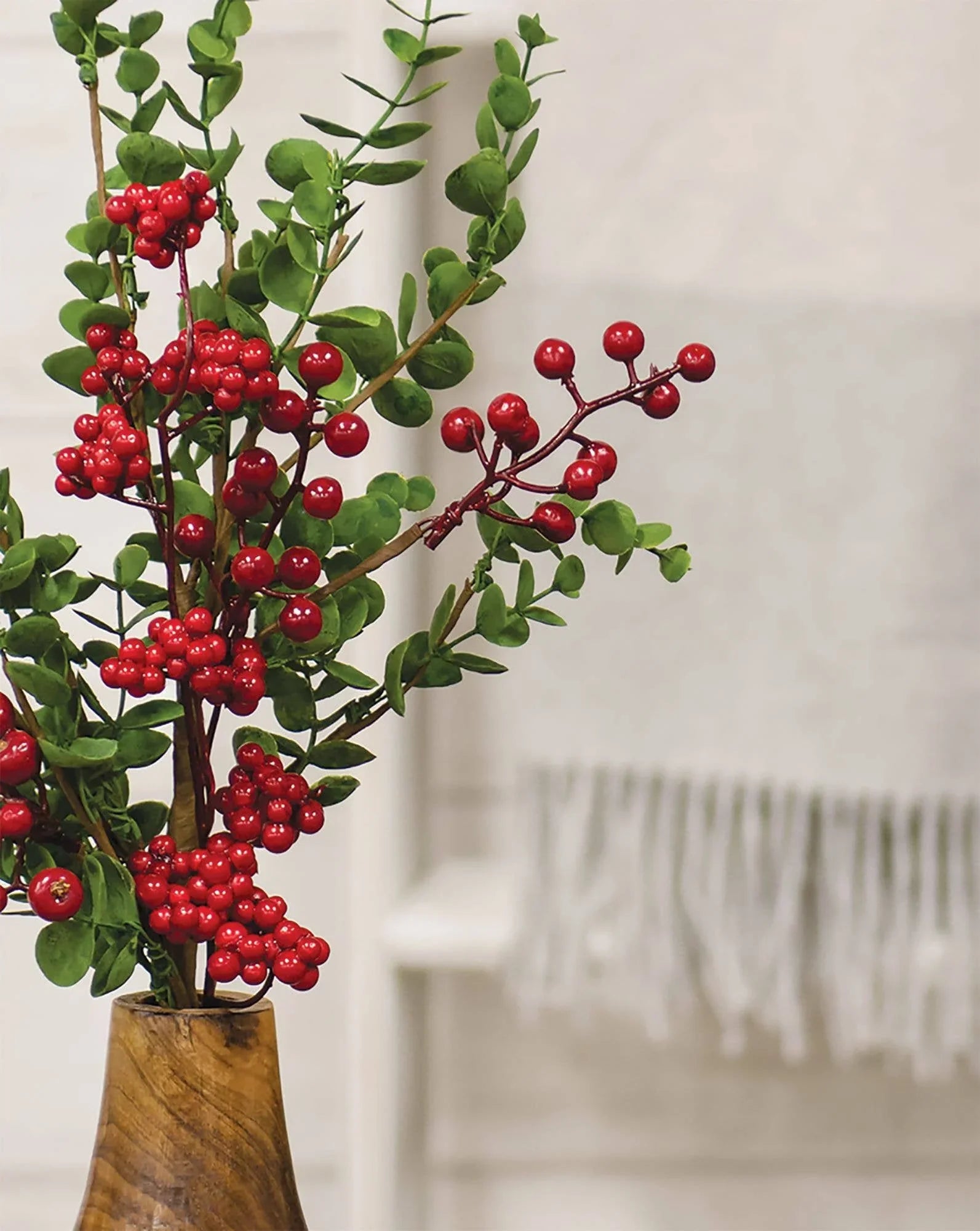 Hunter's Glen Berries & Eucalyptus Pick, 21" - Marcel’s Culinary Experience