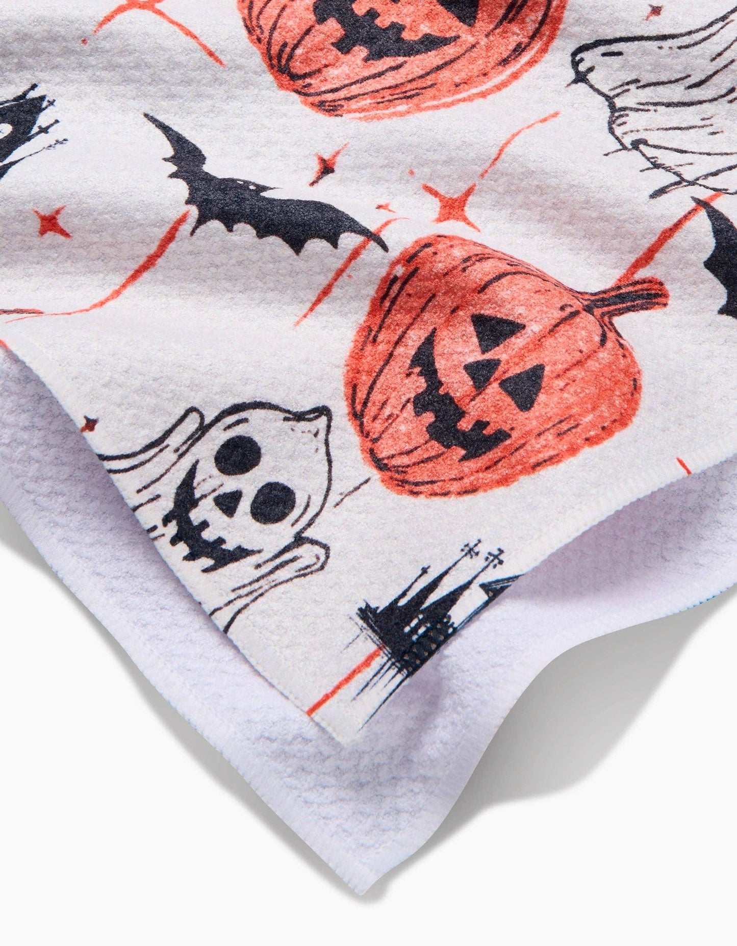 Geometry Halloween Is Here Tea Towel - Marcel’s Culinary Experience