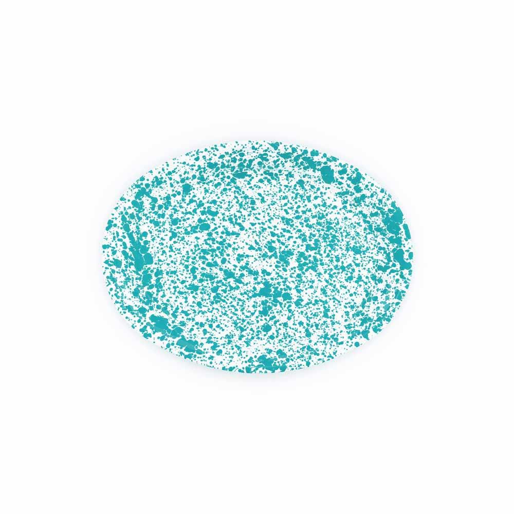 Crow Canyon Splatter Enamelware Oval Platter