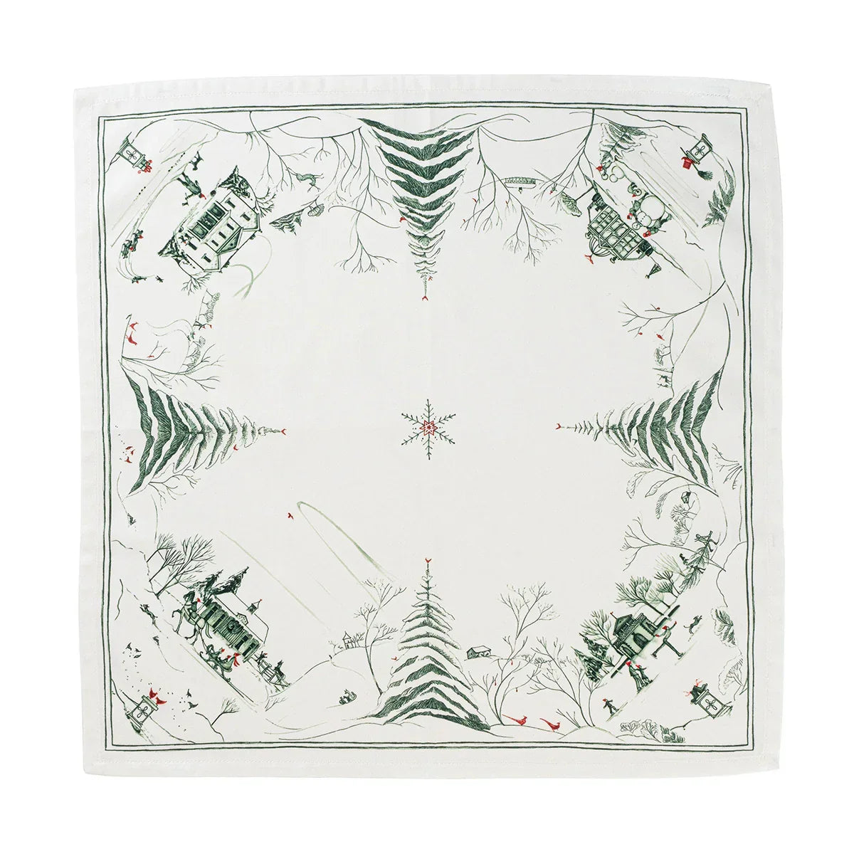 Juliska Country Estate Winter Frolic Napkin - Evergreen