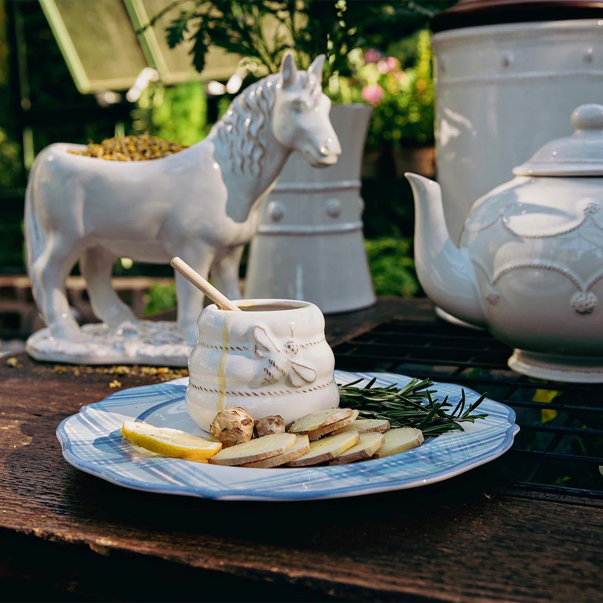 Juliska Clever Creatures Honey/Jam Pot with Lid - Marcel’s Culinary Experience