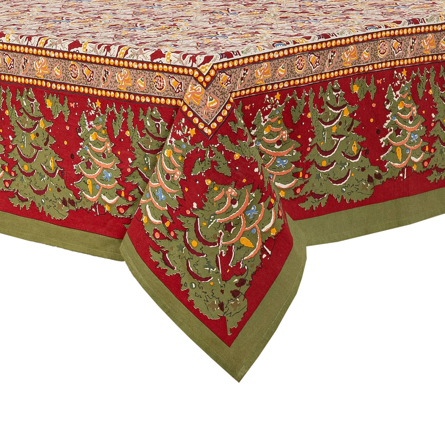 Couleur Nature Noel Red & Green | Tablecloth - Marcel’s Culinary Experience