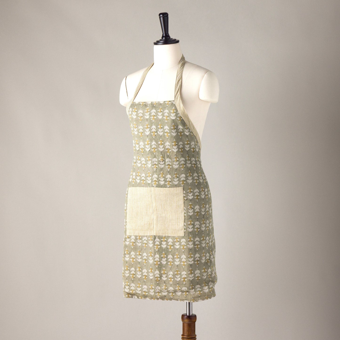 Blossom Block Print Apron