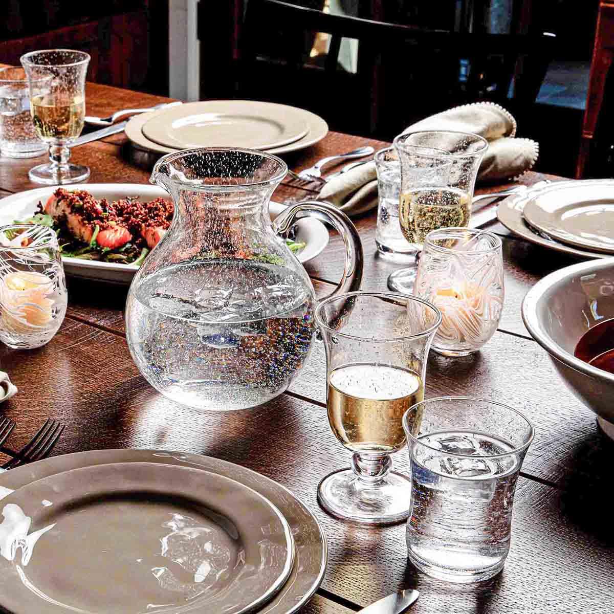 Juliska Provence Glass Pitcher