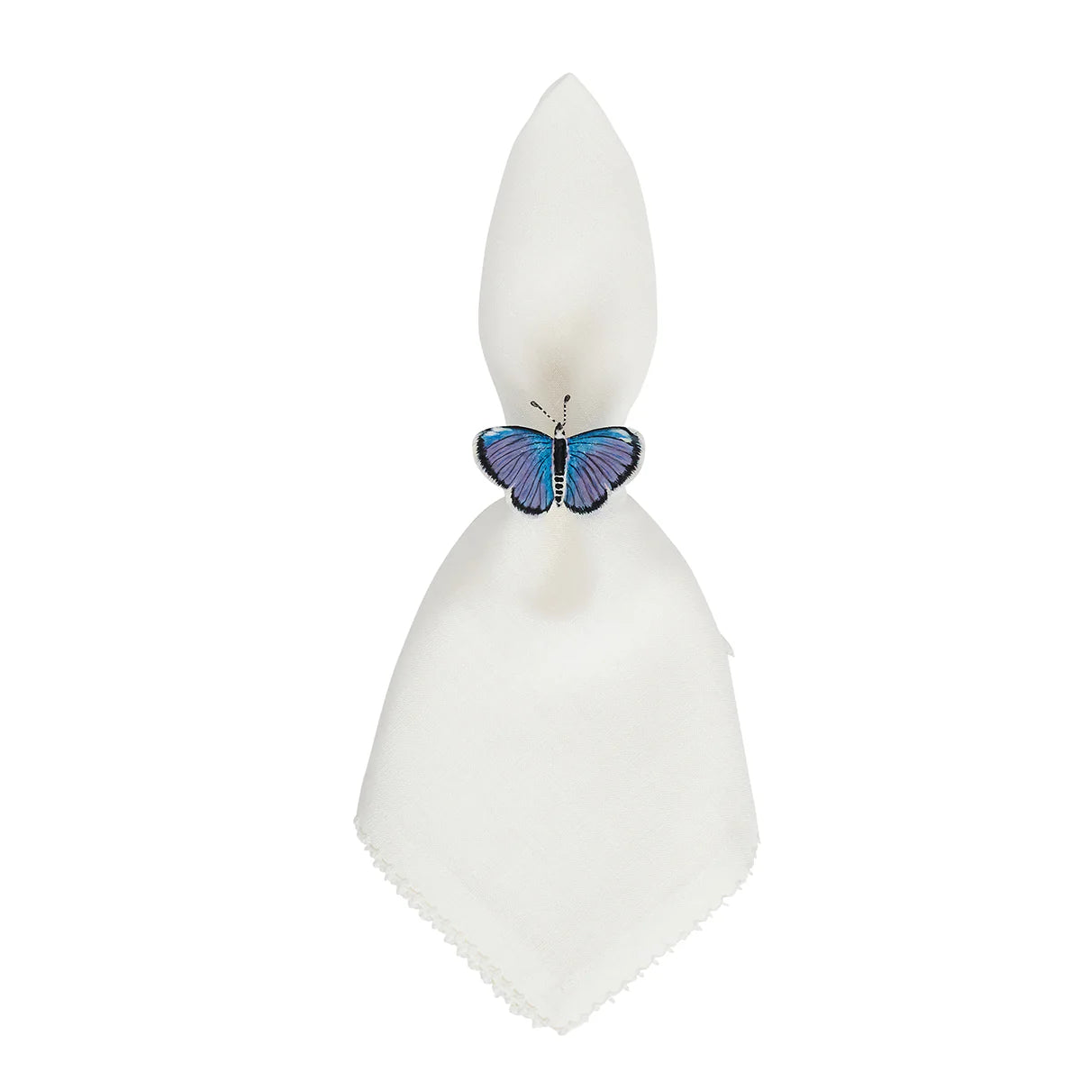 Juliska Meadow Walk Butterfly Napkin Rings - Set of 4