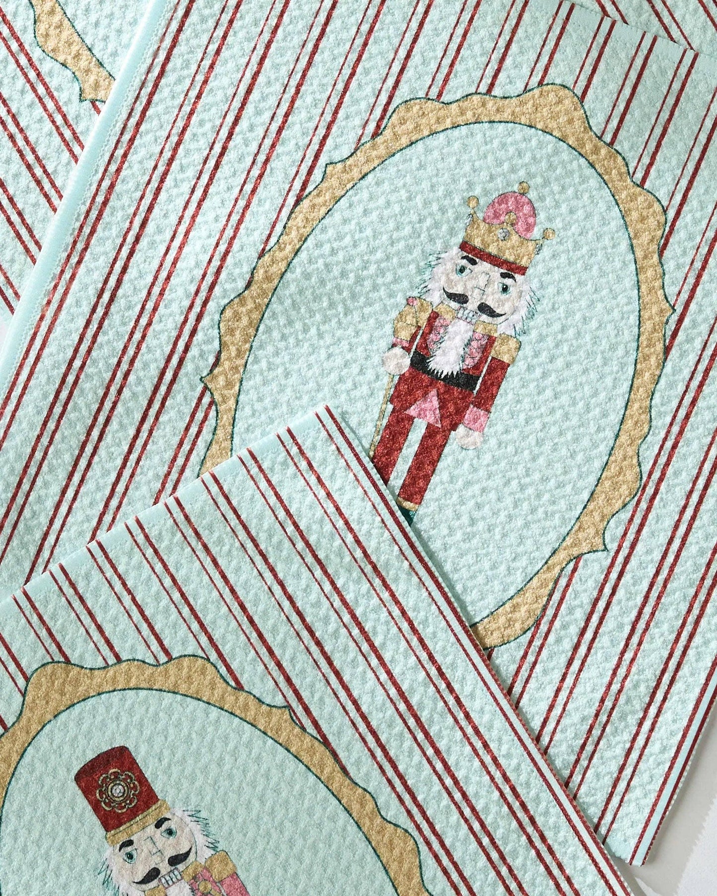 Geometry Nutcracker Intermission Dishcloth Set - Marcel’s Culinary Experience