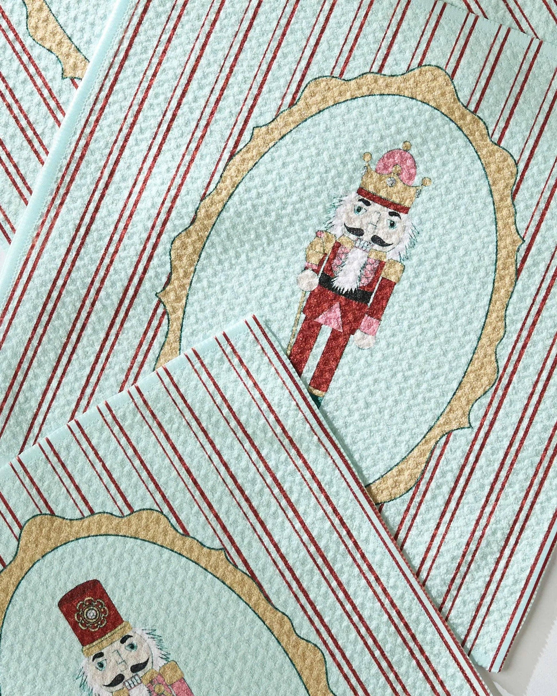 Geometry Nutcracker Intermission Dishcloth Set - Marcel’s Culinary Experience