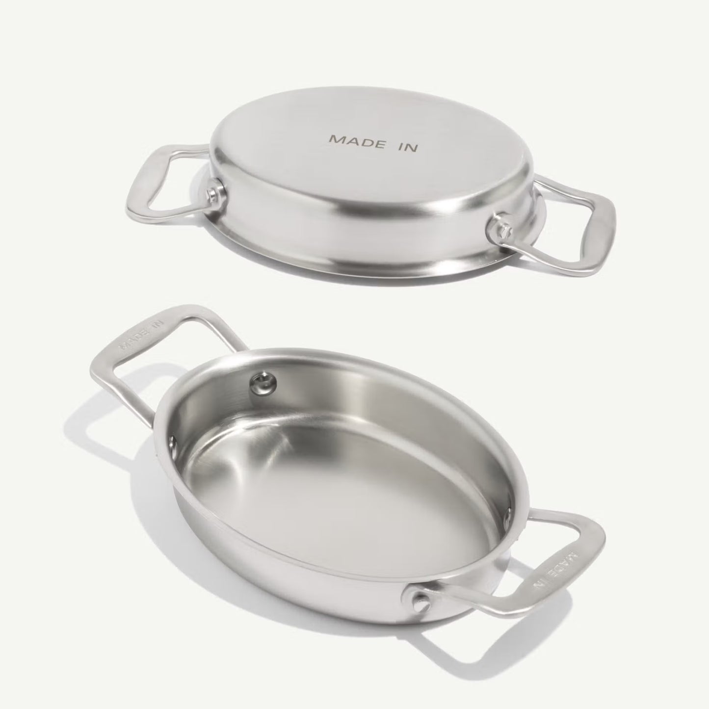 Made In Stainless Steel Gratin Dish