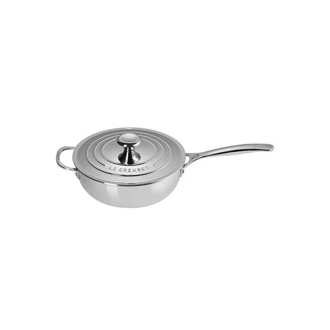 Le Creuset Stainless Steel Saucier Pan 3.5 qt