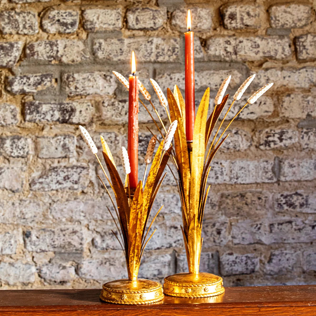 Juliska Forest Walk Wheat Candlestick, 17 Inches