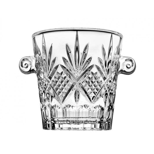 Dublin Crystal Ice Bucket 72oz - Unleaded Crystal with Diamond Cut