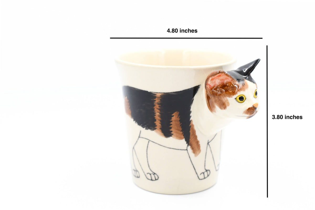 Calico Cat Mug, 10 oz