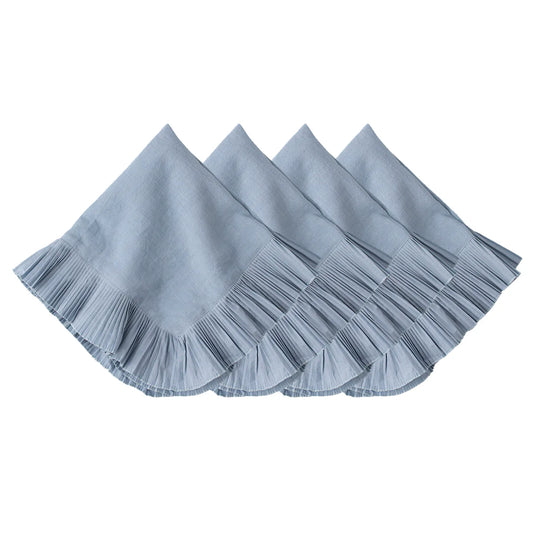 Juliska Mademoiselle Napkin Set of 4, Chambray