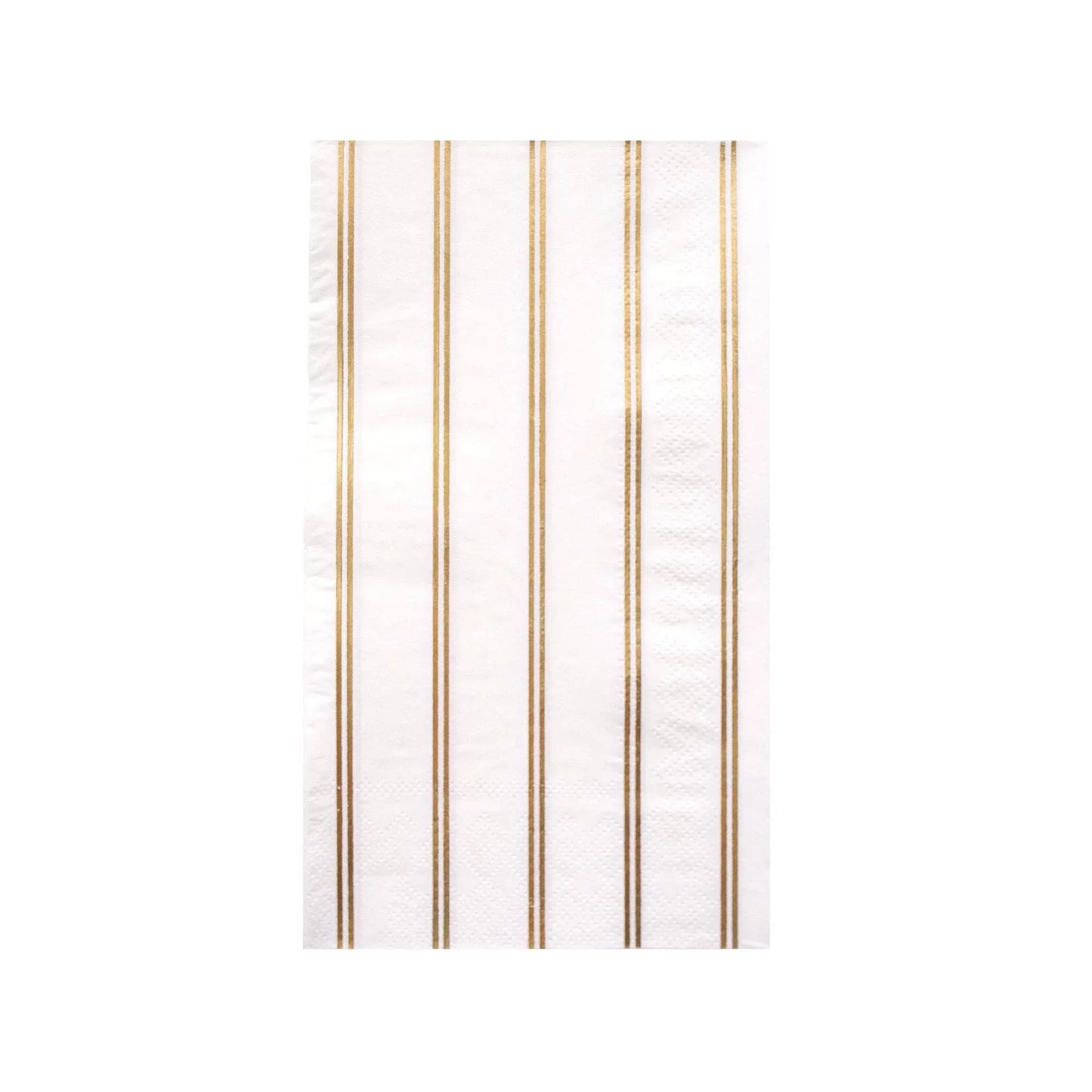 GOLD SIGNATURE STRIPE GUEST TOWELS - Marcel’s Culinary Experience