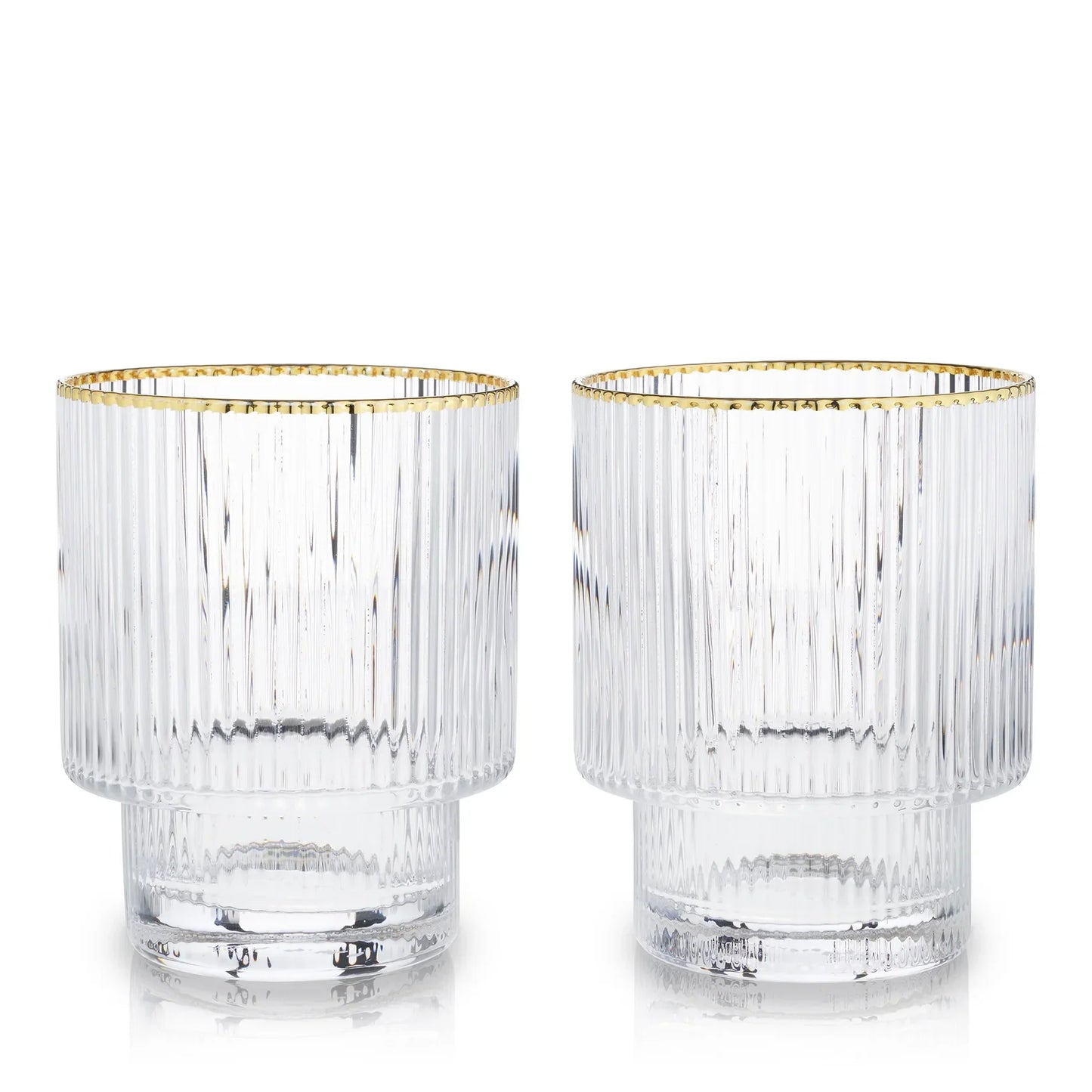 Gold Rimmed Tumbler - Marcel’s Culinary Experience