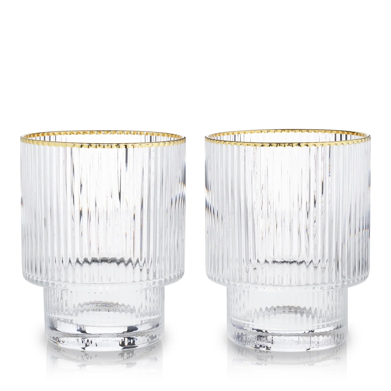 Gold Rimmed Tumbler - Marcel’s Culinary Experience