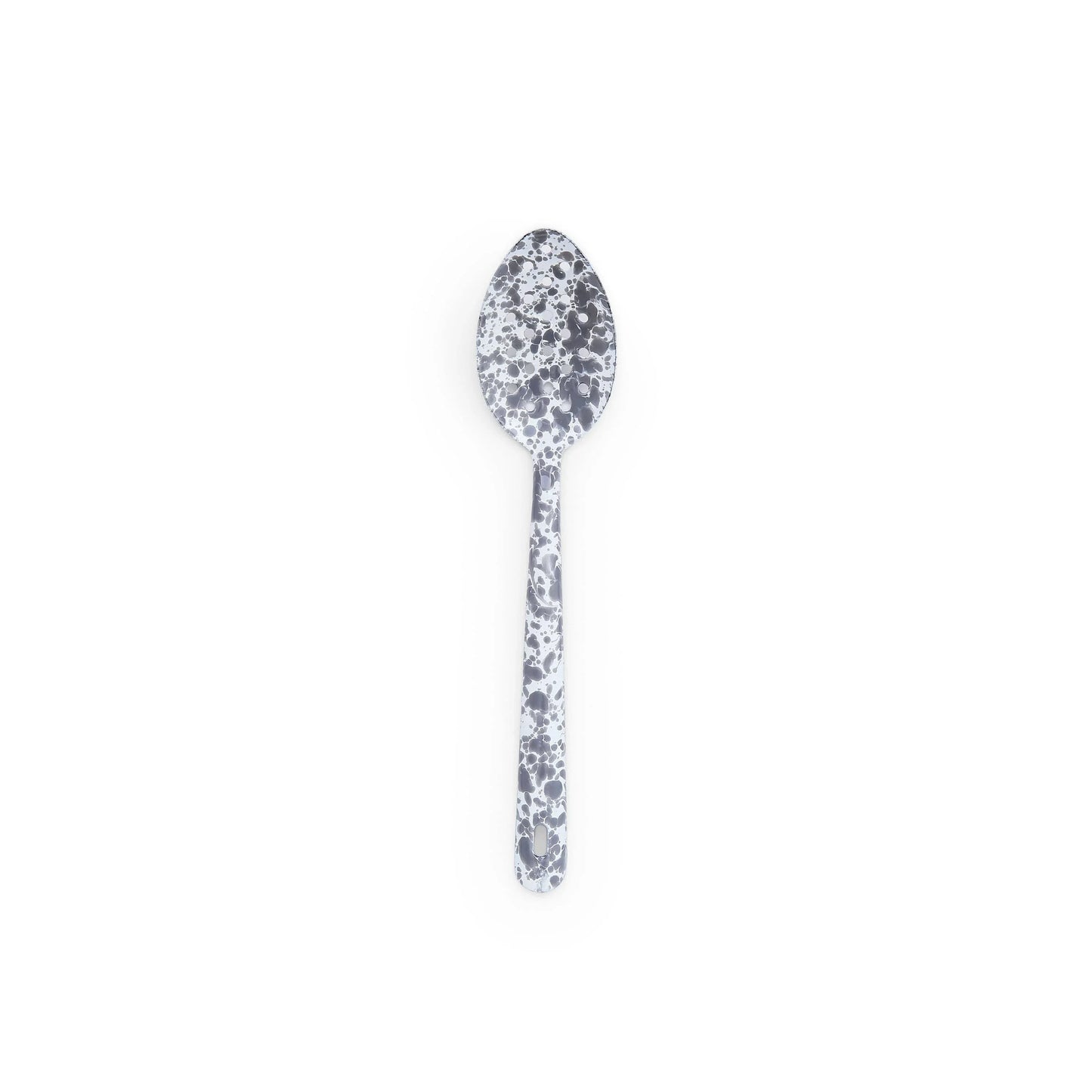 Splatter Enamelware Large Slotted Spoon
