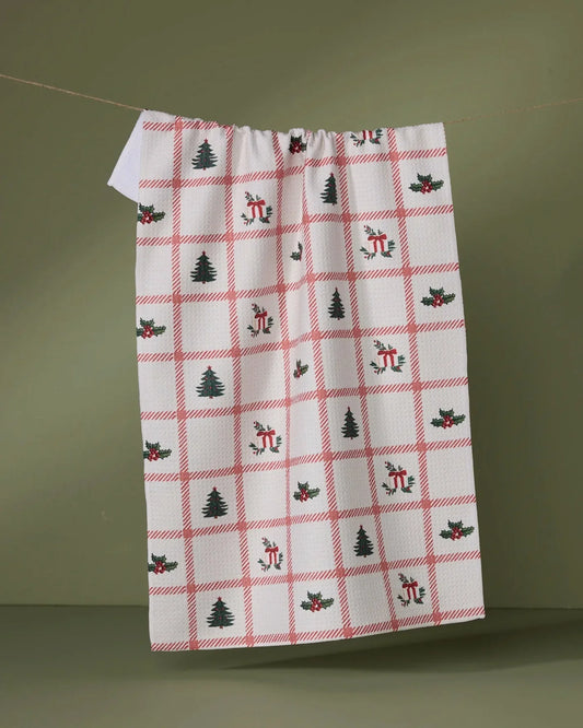 Geometry Tidings Tea Towel - Marcel’s Culinary Experience
