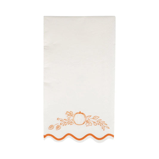 Falloween Pumpkin Guest Napkin - Marcel’s Culinary Experience