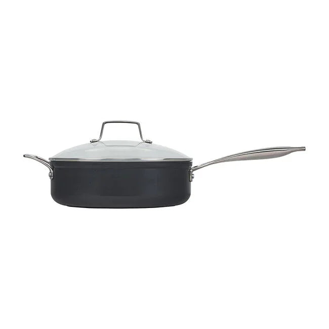 Le Creuset Essential Non-stick Ceramic Sauté Pan with Glass Lid - 4.25 Qt
